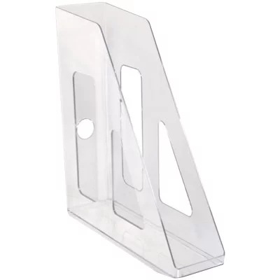 Лоток для бумаг вертикальный Стамм "Актив", прозрачный 249605