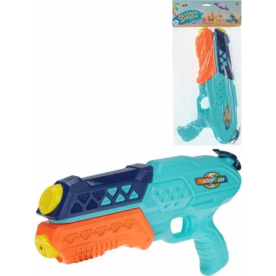 Водный пистолет 320мм (570мл,дальность стрельбы 9м,в пакете, цвет микс) ( Арт. ИК-0446) ИК-0446