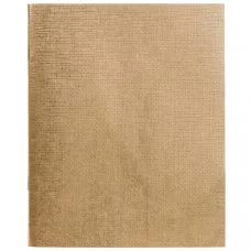 Тетрадь 48л клетка бумвинил "Metallic" золотой HATBER 48Т5бвВ1 225846