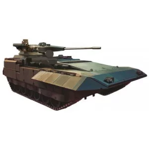 Плакат вырубной А3. Военная техника. Т-15 Армата. Двухсторонний - группа техника 00-00018292 Ф-15657 4630112039511