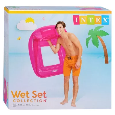 Кресло для плавания, 104*102 см, от 9 лет, цвета МИКС, 56802NP INTEX