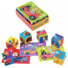Умные кубики  в поддончике. 6 штук. Мы мчимся, мчимся, мчимся 978-5-8112-7142-9