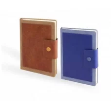 Записная книжка А5, Yalong, 7БЦ, иск. кожа, ляссе, тонир. блок, клапан на кнопке, ассорти, клетка, 128 л. YL-A5-715