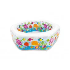 Бассейн Аквариум с надувным дном (191*178*61) 56493