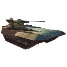 Плакат вырубной А3. Военная техника. Т-15 Армата. Двухсторонний - группа техника 00-00018292 Ф-15657 4630112039511