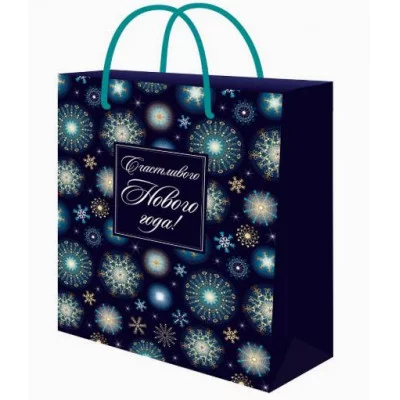 Optima Пакет подарочный с глянц.ламин. 26 4х32 7х8 см (L) Волшебство 128г ППК-2354