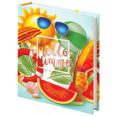 Фотоальбом BRAUBERG "Здравствуй, лето" на 200 фото 10х15 см, твердая обложка, термосварка, 391170
