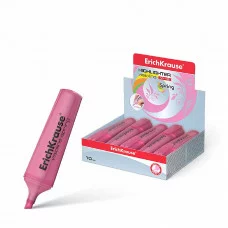 Текстмаркер ErichKrause Visioline V-12 Spring, цвет чернил розовый 50509