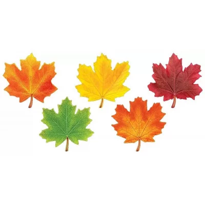 Набор оформительский на скотче "Кленовые листья" 5 видов по 2 шт. Праздник 3001290