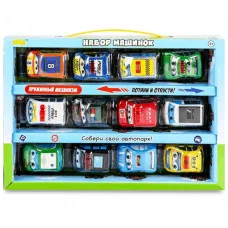 Набор игрушек "Пуллбэк: Мини-автомобили" (5 см, 12 шт., пружинный механизм) BBA1602-128