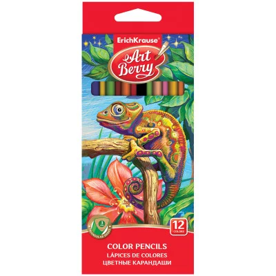 Карандаши 12цв ERICH KRAUSE трехгранные карт упак 32479 094934