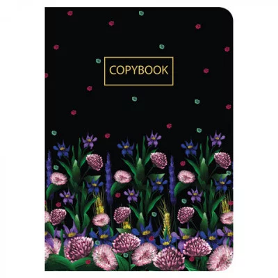 Тетрадь 60 л. в точку обложка SoftTouch, фольга, бежевая бумага 70 г/м2, сшивка, В5 179х250 мм FLORET, BRAUBERG, 403828