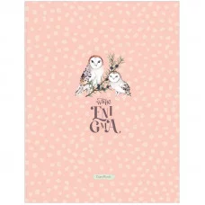 Тетрадь на кольцах А5, 120л., BG "White enigma", матовая ламинация 342126