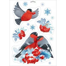 Наклейка оформительская "Новогодние друзья", Горчаков 460228950202000982