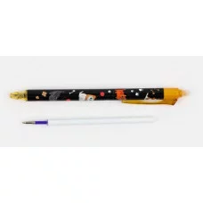 Ручка пластик пиши-стирай автоматическая "Котики", синяя паста 0,7 мм 10859614