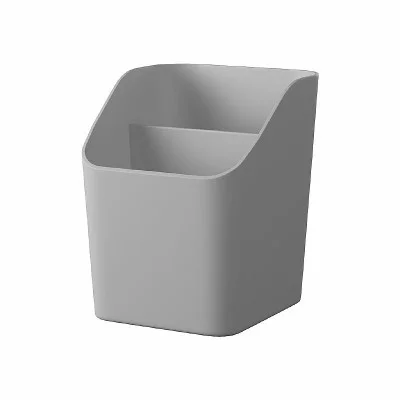 Подставка настольная пластиковая ErichKrause Submarine Mini, Classic, серый 1шт 61616