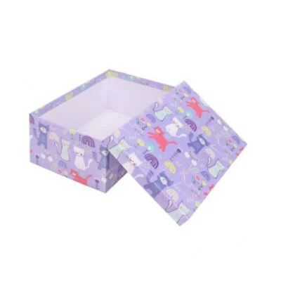 Коробка прямоугольная подарочная Нежные котята 35X27X15.5 см РазборКОР-7814