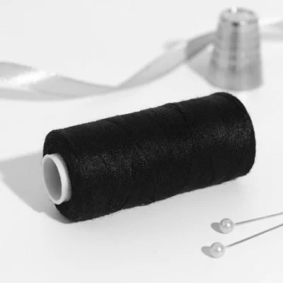 Нитки 40/2 300м 1шт №175 чёрный 1217953