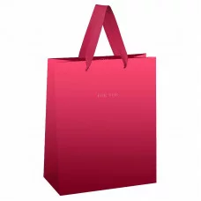 Пакет подарочный 1шт 18*23*10см MESHU "Duotone. Magenta gradient", отд. фольгой, матовая ламинация 354603