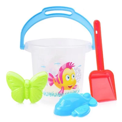 Песочный набор № 132 (ведро 1,4 л термо, 2 формочки, совок 21 см) 1832