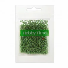 Бисер круглый непрозрачный матовый 2мм 10гр салатовый №5 2-641/05 Альт 341125