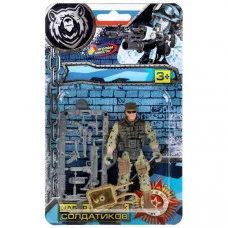 Набор солдатиков с оружием военные с аксесс., блист. ТМ "ИГРАЕМ ВМЕСТЕ" 2001Y109-R