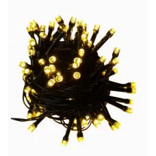 Гирлянда светодиодная. Метражная 10 м 100 ламп теплый белый свет 8 режимов НУ-9728