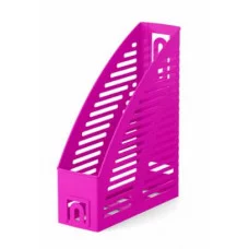 Подставка для бумаг вертикальная пластиковая ErichKrause Base, Vivid, 85мм, маджента 57950