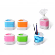 Органайзер M-9300 настольный для канцелярских принадлежн. RAINBOW, 7 отдел., размер 9х13 см, пластик
