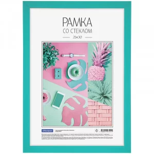 Рамка пластиковая 21*30см, OfficeSpace, №6/1, Persian Green 292815