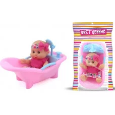 Пупс (высота 12см) в ванне пакете 5564/100860983
