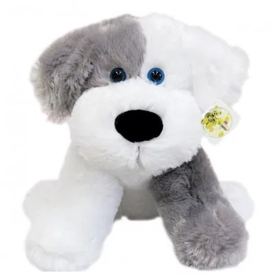 Собака Бим 50 см Бело-серый СББ-50с