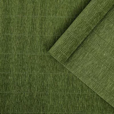 Бумага гофрированная 612 грязно-зелёный, 0,5х2,5 м 3564976