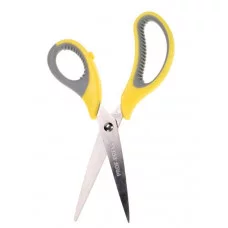 Ножницы канцелярские 16,5 см. (НЖ-1169) лезвия из нерж стали (1,8мм), прорезин ребристые ручки, НЖ-1169