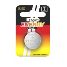 Батарейка ТРОФИ CR2032-1BL 1 шт. Б0003650