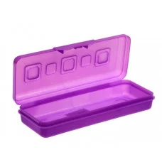 Пенал пластиковый футляр 80*205*38 Calligrata "Гамма" микс, непрозрачные 6383915