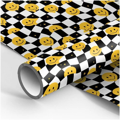 Упаковочная бумага 1шт  глянц. 70*100см, MESHU "Настроение смайла", 80г/м2 358096