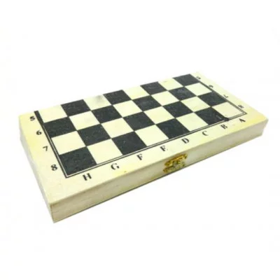 Шахматы,шашки,нарды дерево BY-154/ВМ-755 Средние 24*12*2,5см 304412