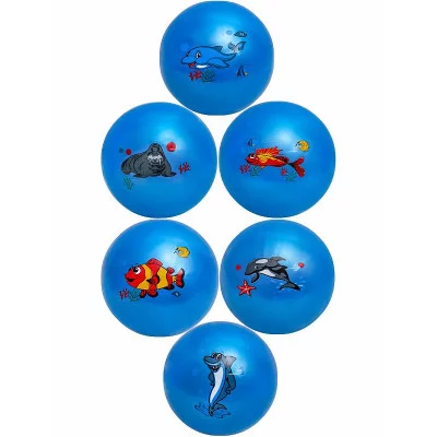 Мяч детский (18см,45гр) "Подводный мир", микс (Арт. XQ-15)   XQ-15