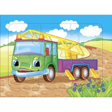 Пазл маленький Подъемный кран 0+