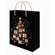 Пакет подарочный с глянц.лам. 32 4х44,5х10 2 см (XL) Ёлка из подарков 157г ППК-2370