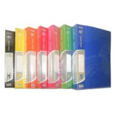 Папка на 80 карманов А4 BQ-165 корешок 50мм, вкладыш на корешке, ассорти MS-80А 306264