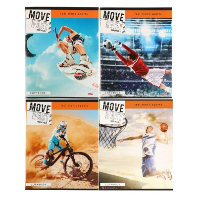 Тетрадь КЛЕТКА 96л. ЗАХВАТЫВАЮЩИЙ СПОРТ TM"Profit" (обл.-мелов.картон) (96-7914)