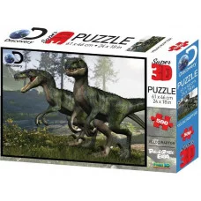 Пазл 3D "Велоцирапторы" 500 элементов