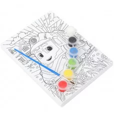 Холст для росписи 15х20 см паровозик МУЛЬТИ АРТ 392569