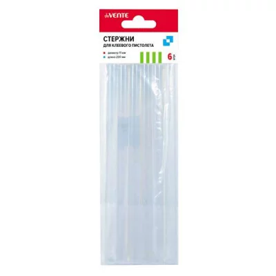 Стержни клеевые 11мм 200мм 6шт DEVENTE 4181900 855794