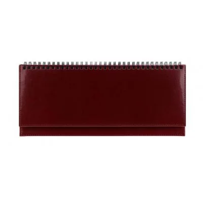 ПЛАНИНГ 56 л. недатир. SELECTION - BORDEAUX (56-5073) греб, кожзам (бордовый), золот срез 300х130мм 56-5073