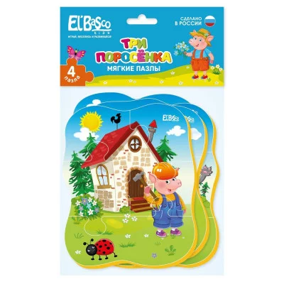 Мягкий пазл Три поросенка ET02-023
