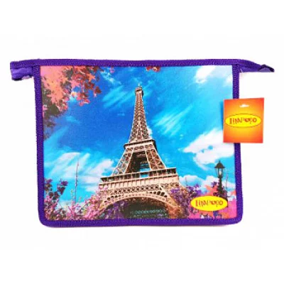 Папка для тетрадей А5 пластиковая, 230*190*50мм, ТМ "Лимпопо""Весна в Париже" арт. LPR0168 ПапТ2069