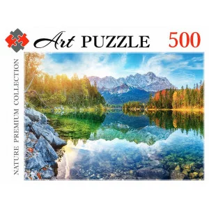 Artpuzzle. ПАЗЛЫ 500 элементов. ГЕРМАНИЯ. ОЗЕРО АЙБЗЕЕ НА РАССВЕТЕ (Арт. ГИК500-0449)